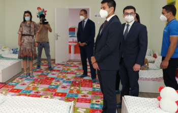 Heydər Əliyev Fondunun dəstəyi ilə tikilmiş bağçaların açılışı oldu - FOTOLAR